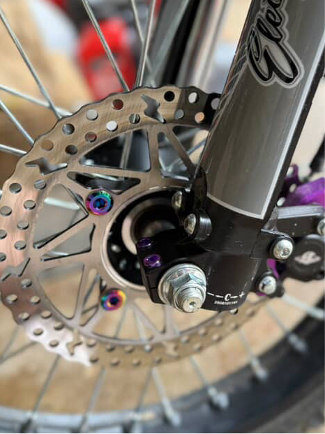 ETM RTR Titanium Bolts For Fork/Triple Tree Clamp/Sub Frame/Bar Mount/Brake Mount Bolts/Battery Cover