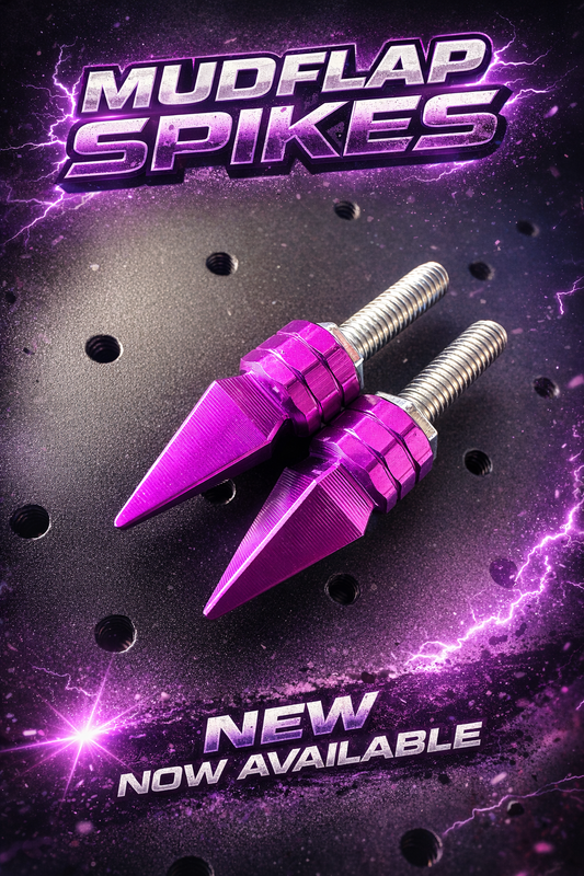 ETM RTR AND RIZZLER MUDFLAP SPIKES (PAIR)